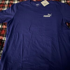 Puma Men's Vibrant Blue Tee